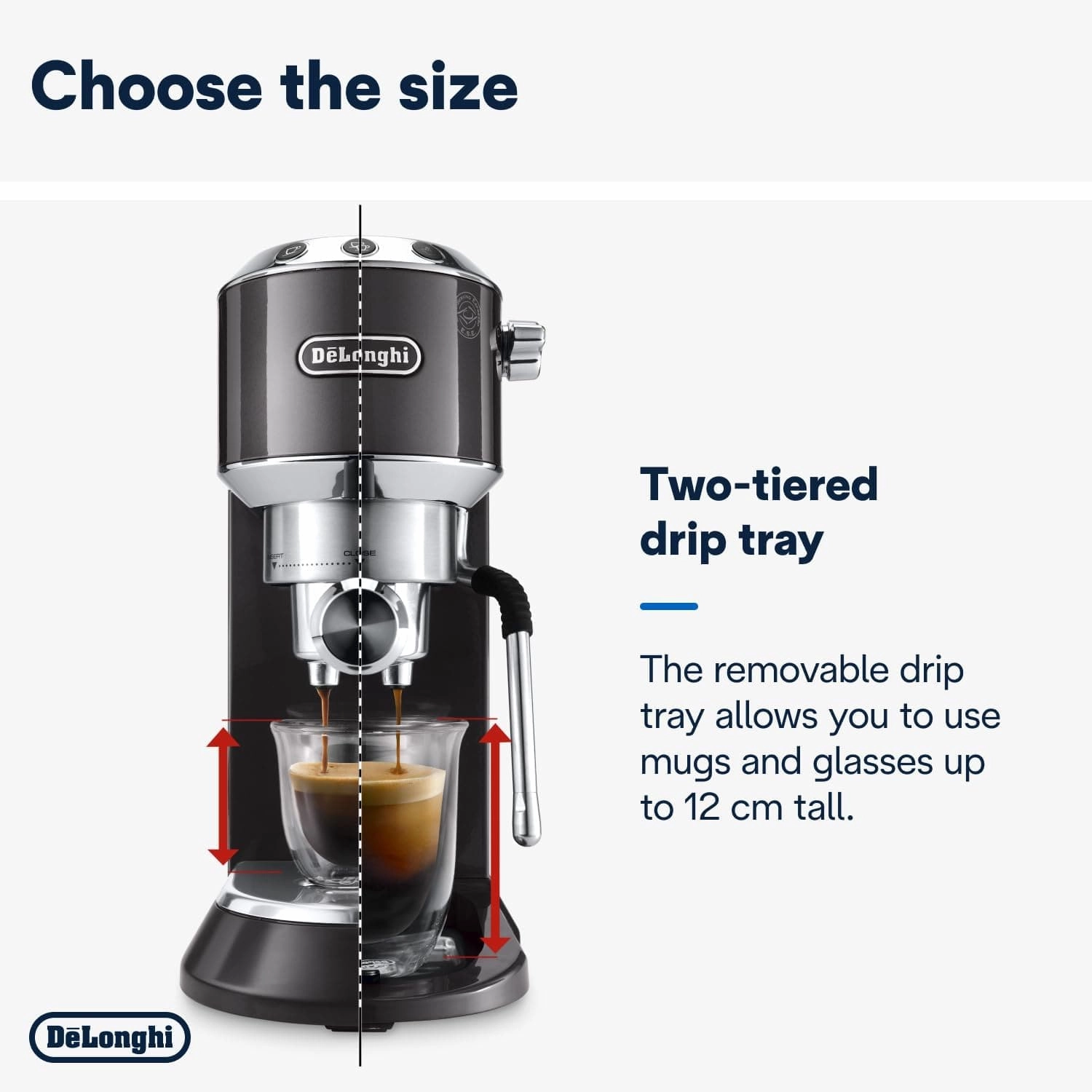 De'Longhi EC885.GY Dedica Arte Espresso Coffee Machine