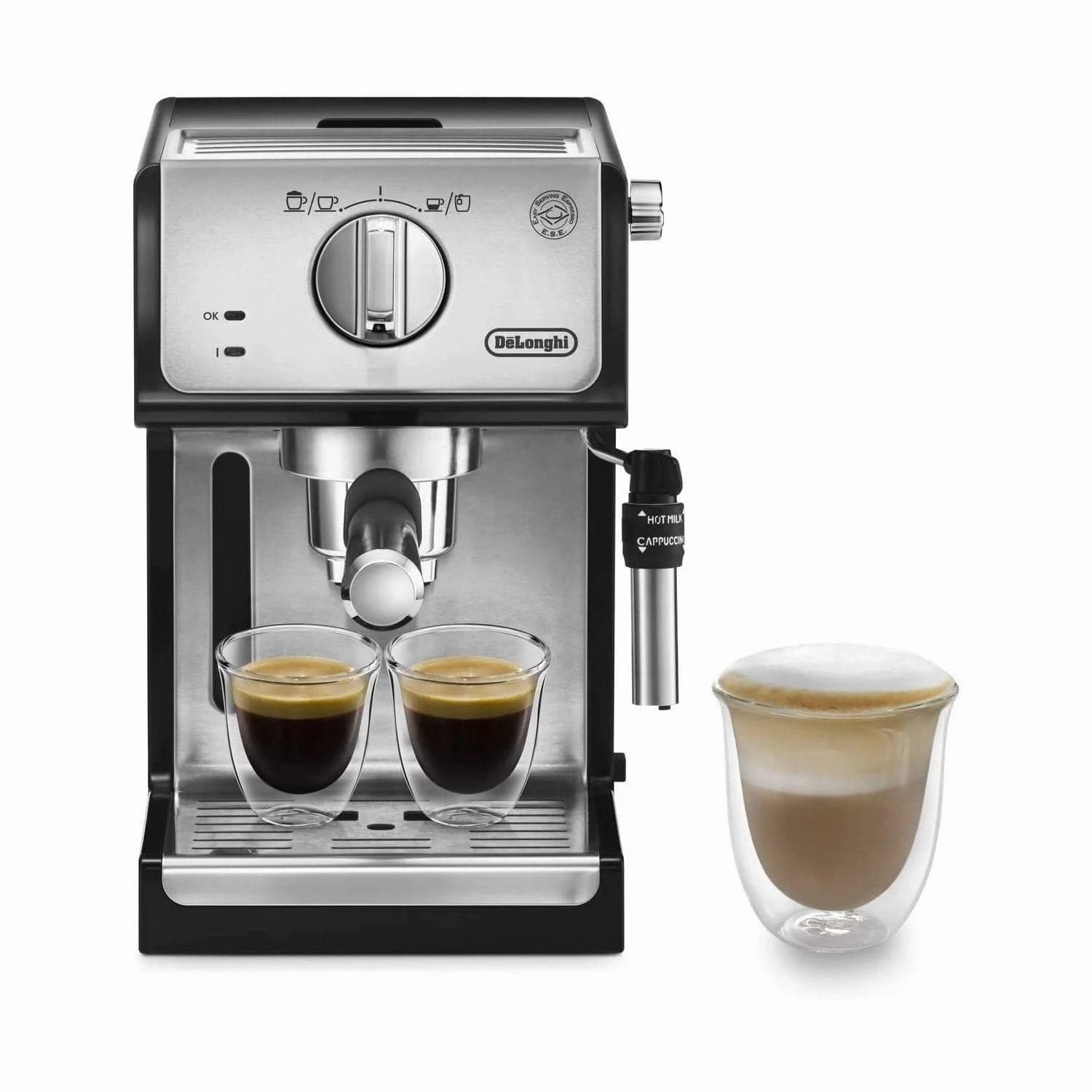 De'Longhi ECP35.31Traditional Barista Pump Espresso Machine, Coffee and Cappuccino Maker, Black