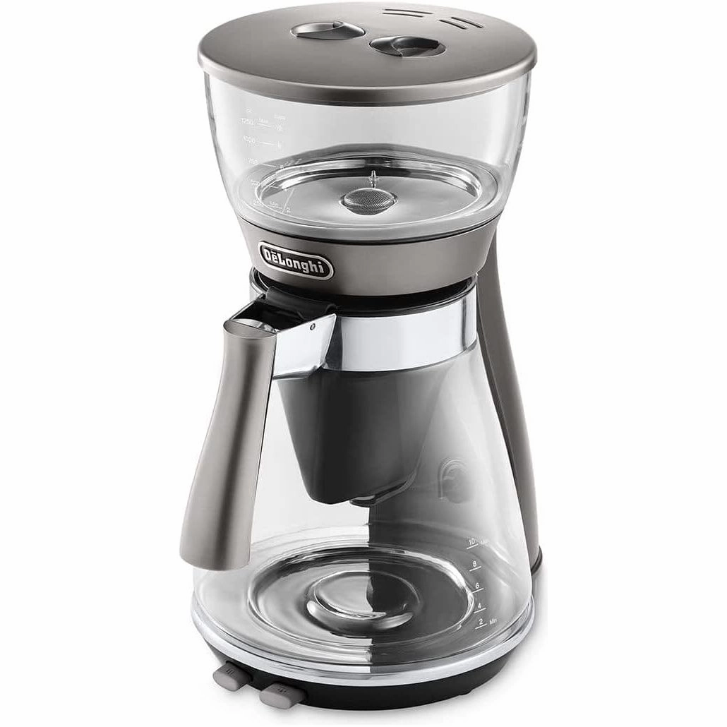 De'Longhi ICM 17210 Filter Coffee Maker, 1800W, Clear
