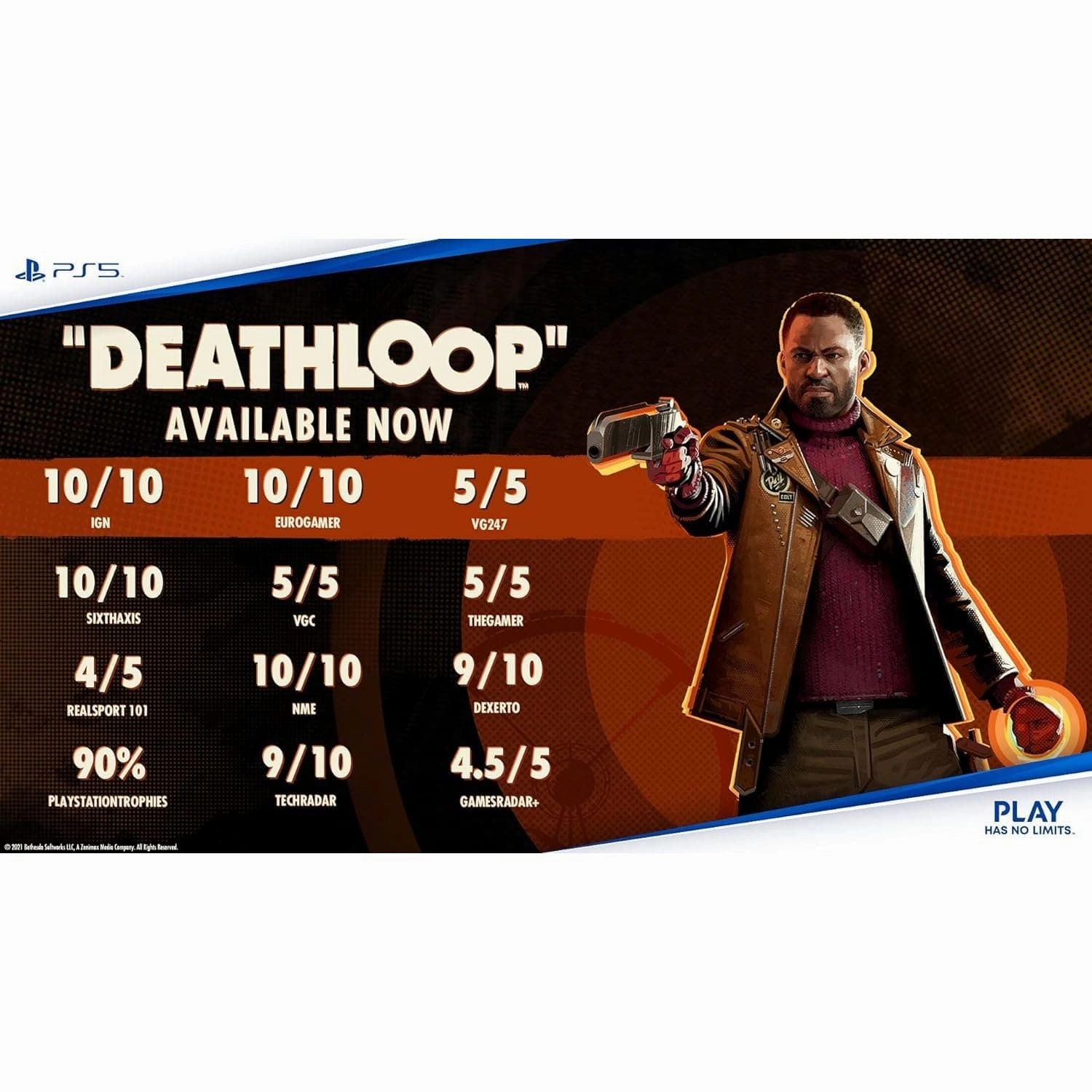 Deathloop with Steel Poster for PS5