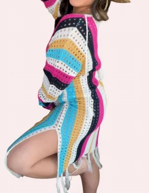 Delilah Boho Coverup In Tropical