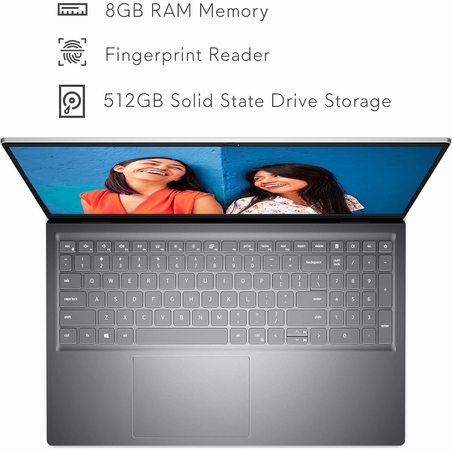 Dell 5510, i7-11390H, 12GB RAM, 512GB SSD, 15-inch, Windows 11, Silver