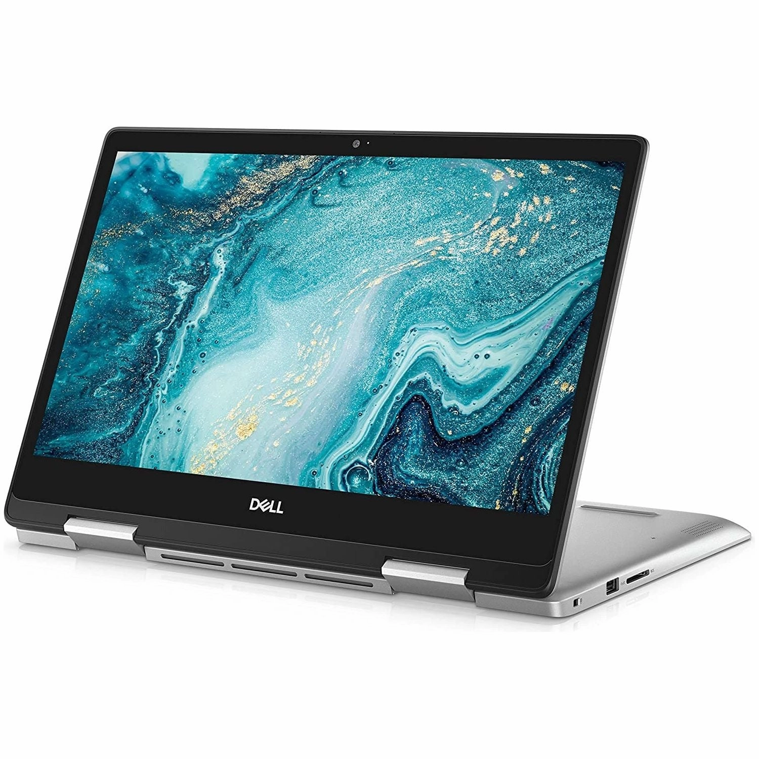 Dell Inspiron 5491 14-Inch FHD IPS Touchscreen 2-in-1 Laptop (Silver) Intel Core i3-1011OU, 4GB RAM, 256GB SSD, FINGERPRINT READER, Windows 10