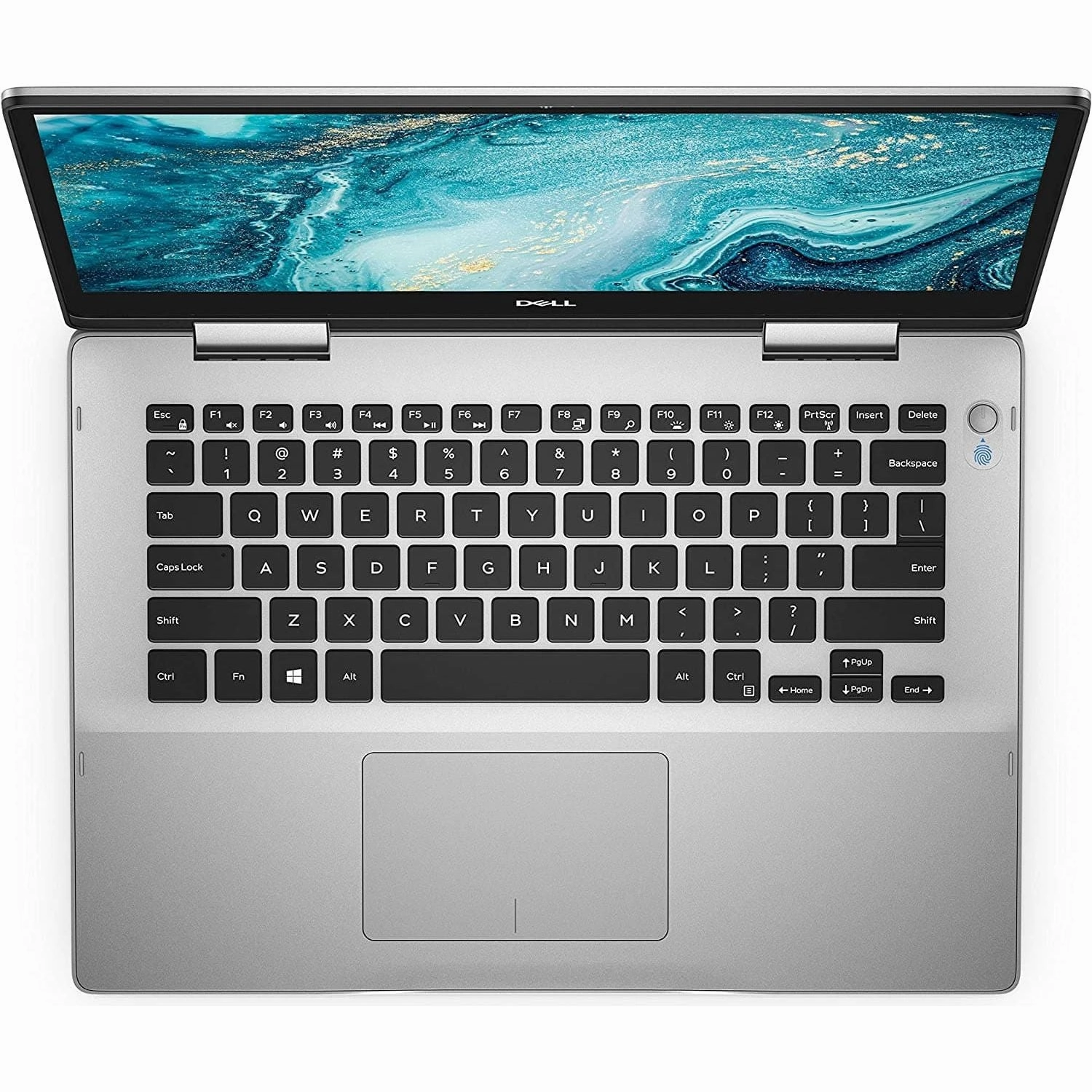 Dell Inspiron 5491 14-Inch FHD IPS Touchscreen 2-in-1 Laptop (Silver) Intel Core i3-1011OU, 4GB RAM, 256GB SSD, FINGERPRINT READER, Windows 10