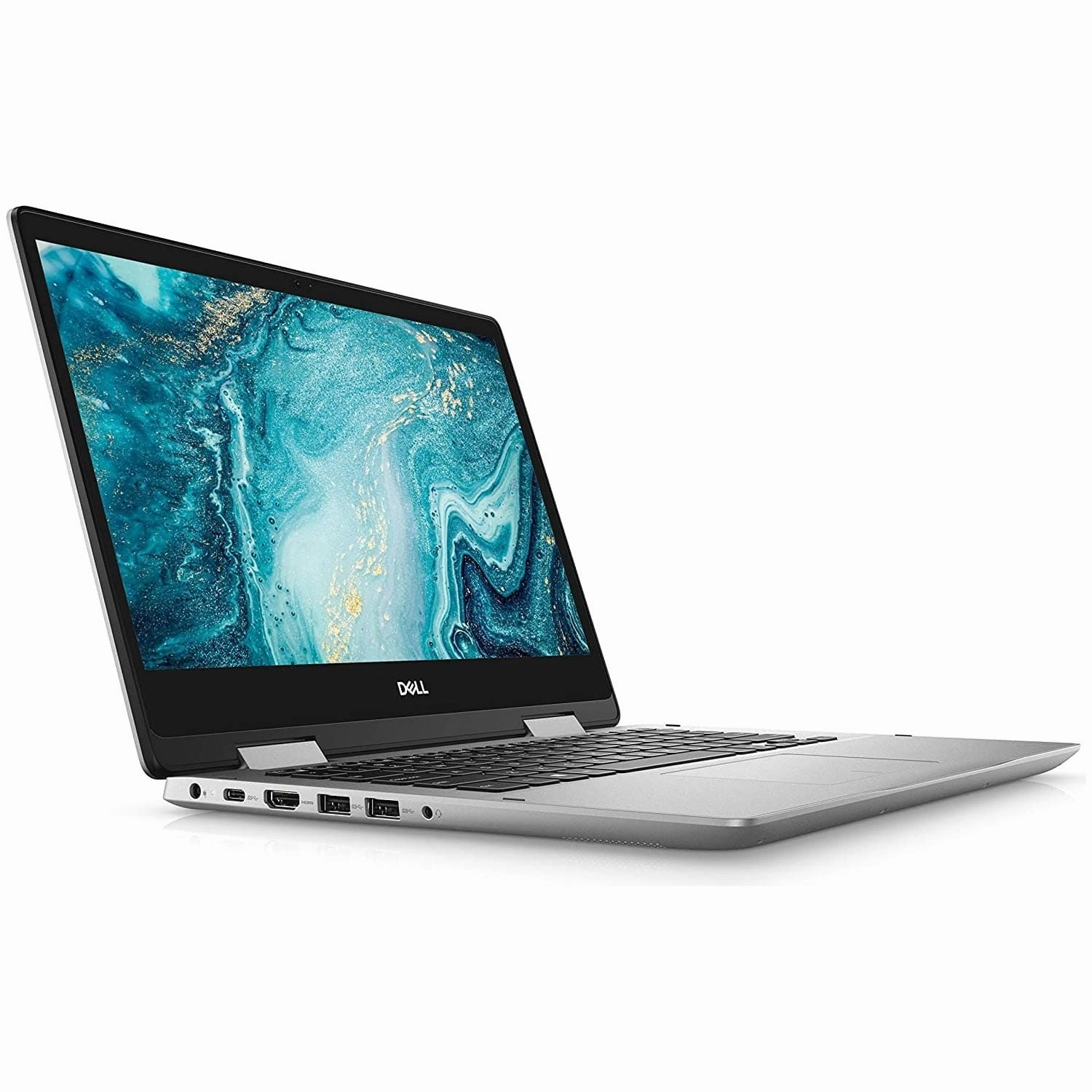 Dell Inspiron 5491 14-Inch FHD IPS Touchscreen 2-in-1 Laptop (Silver) Intel Core i3-1011OU, 4GB RAM, 256GB SSD, FINGERPRINT READER, Windows 10