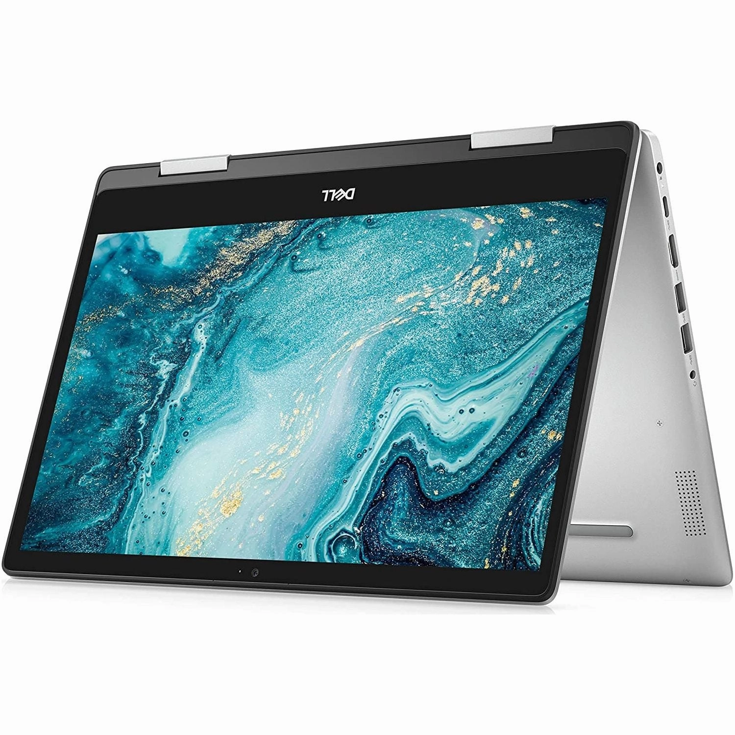 Dell Inspiron 5491 14-Inch FHD IPS Touchscreen 2-in-1 Laptop (Silver) Intel Core i3-1011OU, 4GB RAM, 256GB SSD, FINGERPRINT READER, Windows 10