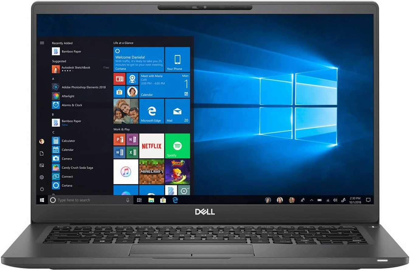 Dell Latitude 7400 Laptop C Intel Core i7-8665U, 16GB RAM, 256GB SSD, Black