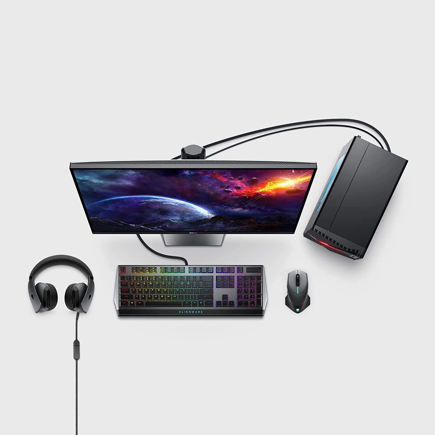 Dell S2721DGFA 27 Inch QHD (2560x1440) Gaming Monitor, 165Hz, IPS, 1ms, AMD FreeSync Premium Pro, NVIDIA G-SYNC Compatible, HDR 400, DisplayPort, 2x HDMI, 5x USB 3.0