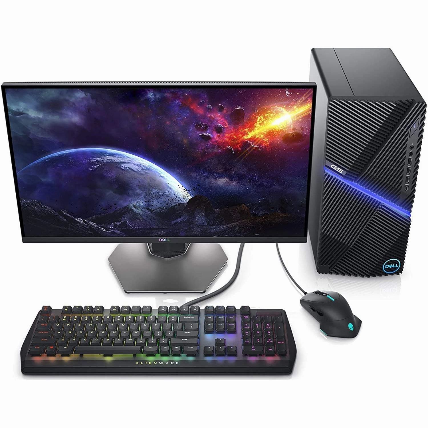 Dell S2721DGFA 27 Inch QHD (2560x1440) Gaming Monitor, 165Hz, IPS, 1ms, AMD FreeSync Premium Pro, NVIDIA G-SYNC Compatible, HDR 400, DisplayPort, 2x HDMI, 5x USB 3.0