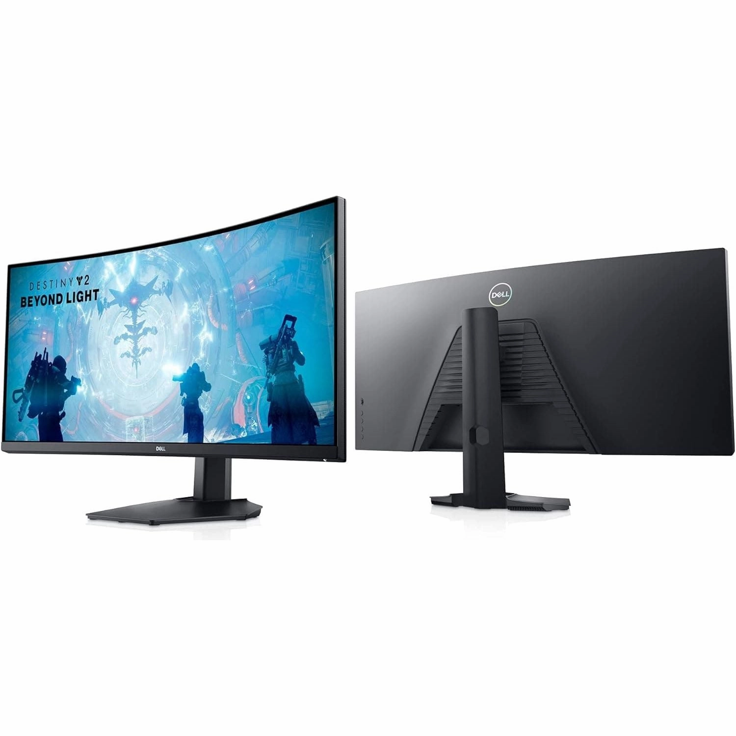 Dell S3422DWG 34" Curved Gaming Monitor - WQHD 3440x1440, 144Hz, 1ms, AMD FreeSync Premium Pro, HDR 400, DisplayPort, 2x HDMI, 5x USB