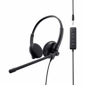 Dell WH1022 Stereo Headset - Black bluetooth headphones, cheap wireless headphones, headphones with mic