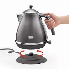 DELONGHI Icona Metallics KBOT3001.GY Jug Kettle  Grey