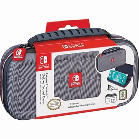 Deluxe Travel Case Black for Nintendo Switch Lite smartwatch accessories, apple watch bands, charging dock for smartwatch
