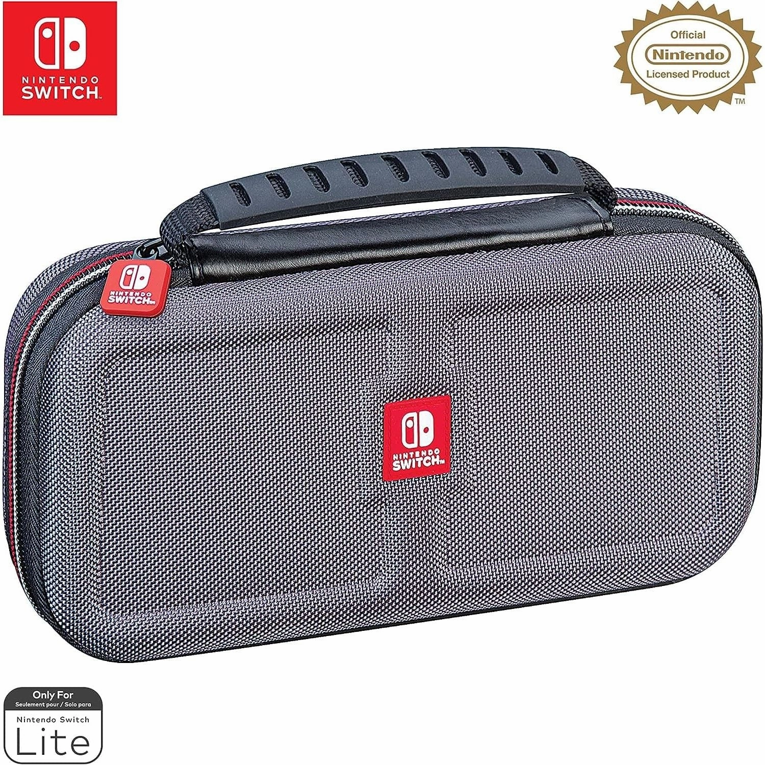 Deluxe Travel Case Black for Nintendo Switch Lite