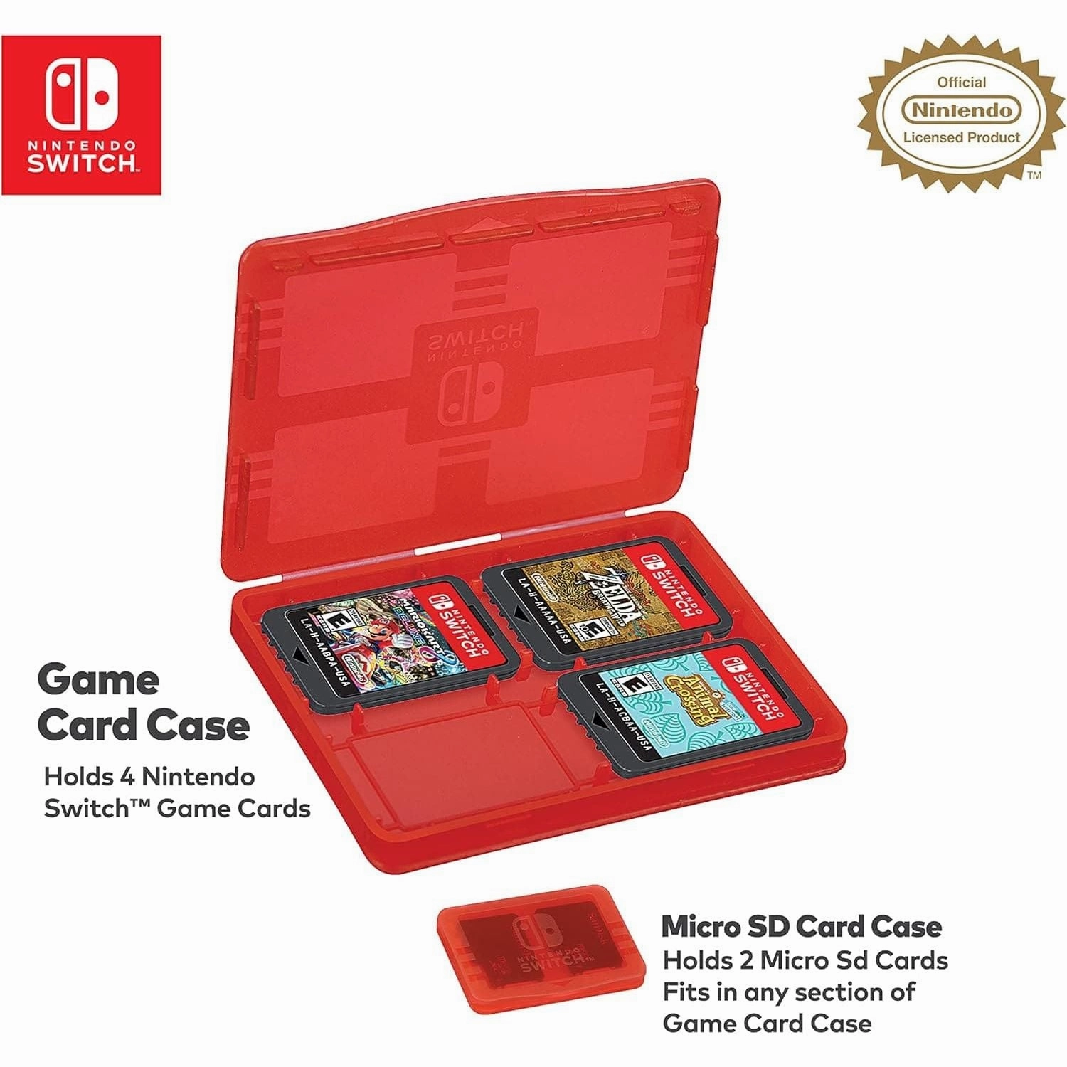Deluxe Travel Case Black for Nintendo Switch Lite
