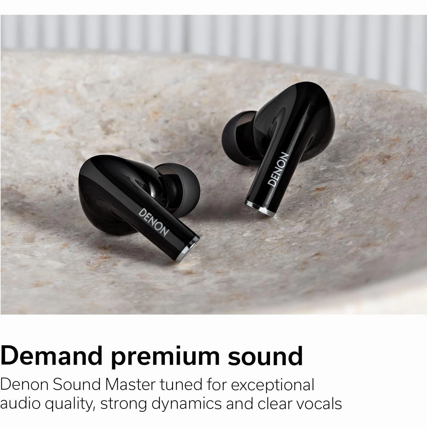 Denon AH-C830NCW True Wireless In-Ear Headphones with Active Noise Cancelling, Water Resistant Earbuds with Crystal Clear Call Quality