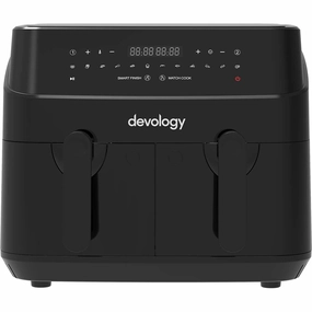 Devology Double Air Fryer, 9L, 2 x 4.5L Dual Zone , Air Fryer, 12-in-1 Pre-Sets, Digital LED Display, Two Zone Airfryer,Healthy Oil-free, Dual Basket Air Fryer phone accessories, mobile phone cases, best charging cable