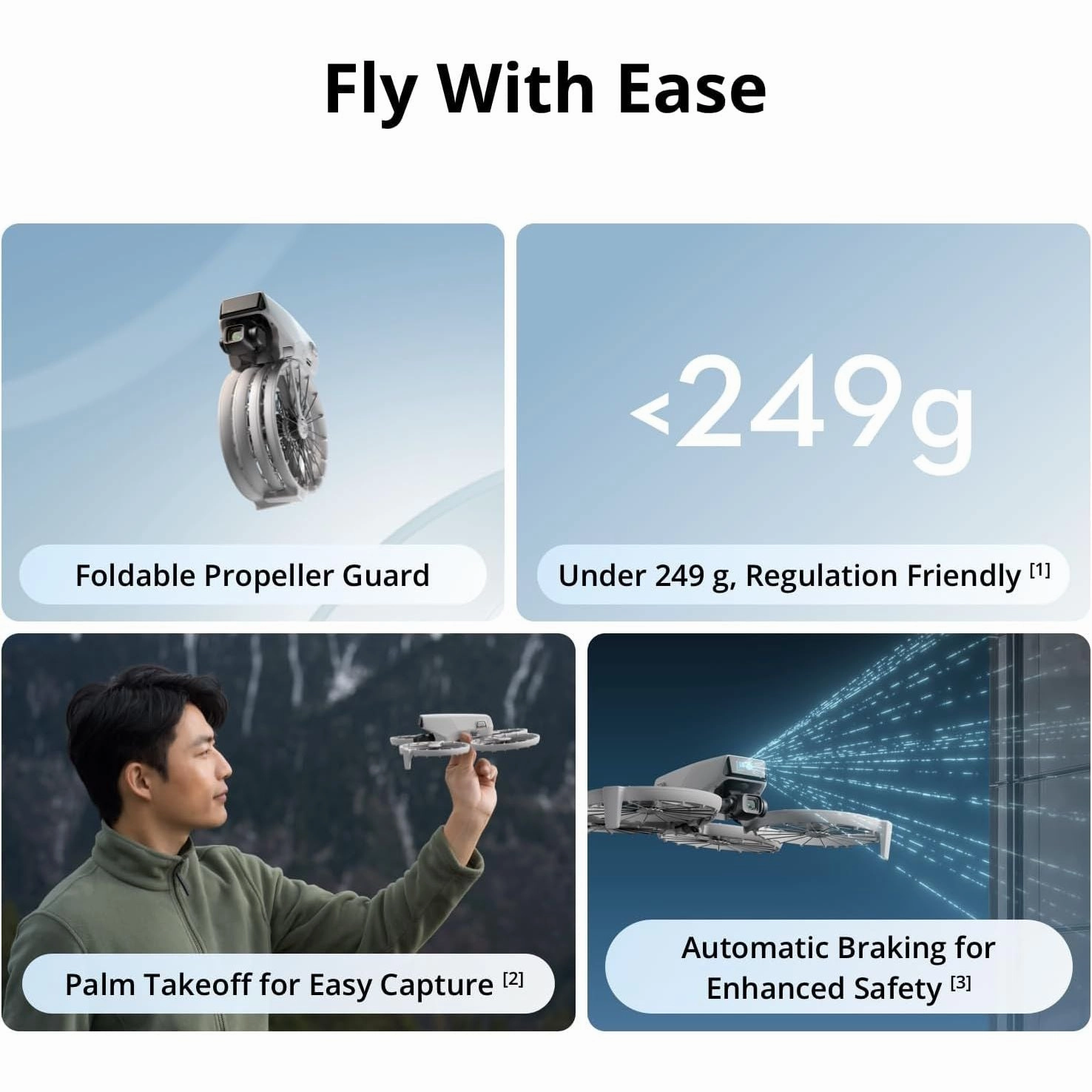 DJI Flip Fly More Combo with RC 2 Screen Remote Controller - 4K UHD Camera Drone, Palm Takeoff, Auto Return, Intelligent Flight, 3 Batteries for 93-Min Flight Time