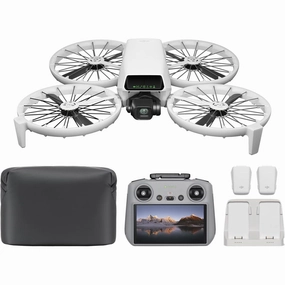 DJI Flip Fly More Combo with RC 2 Screen Remote Controller - 4K UHD Camera Drone, Palm Takeoff, Auto Return, Intelligent Flight, 3 Batteries for 93-Min Flight Time buy drone online, best camera drone, 4k drone for beginners