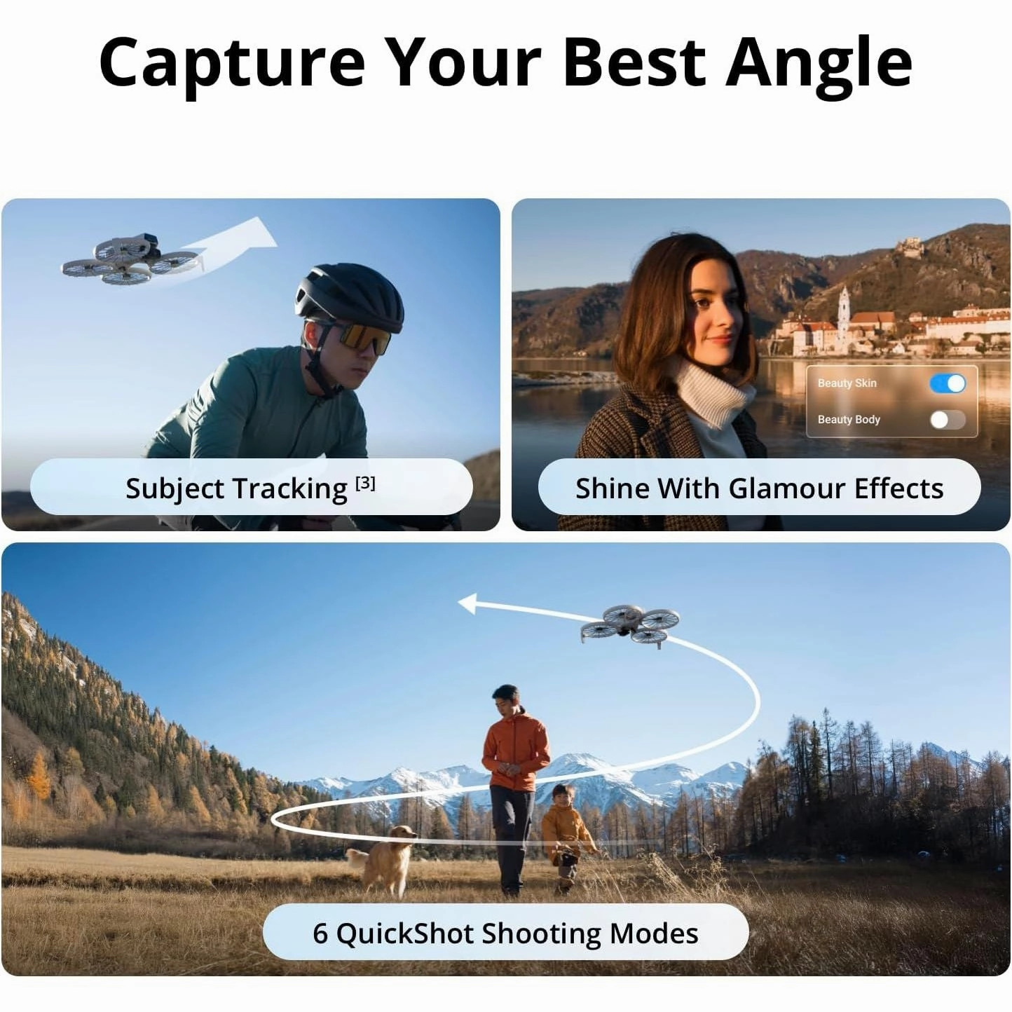 DJI Flip Fly More Combo with RC 2 Screen Remote Controller - 4K UHD Camera Drone, Palm Takeoff, Auto Return, Intelligent Flight, 3 Batteries for 93-Min Flight Time