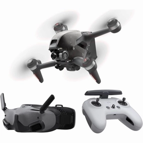 DJI FPV Explorer Combo, Immersive Flight Experience, 4K/60fps Super-Wide 150 FOV, 10km HD Low-Latency Video Transmission, Emergency Brake and Hover, First-Person View Drone camera and photography, photography gear, professional camera kits