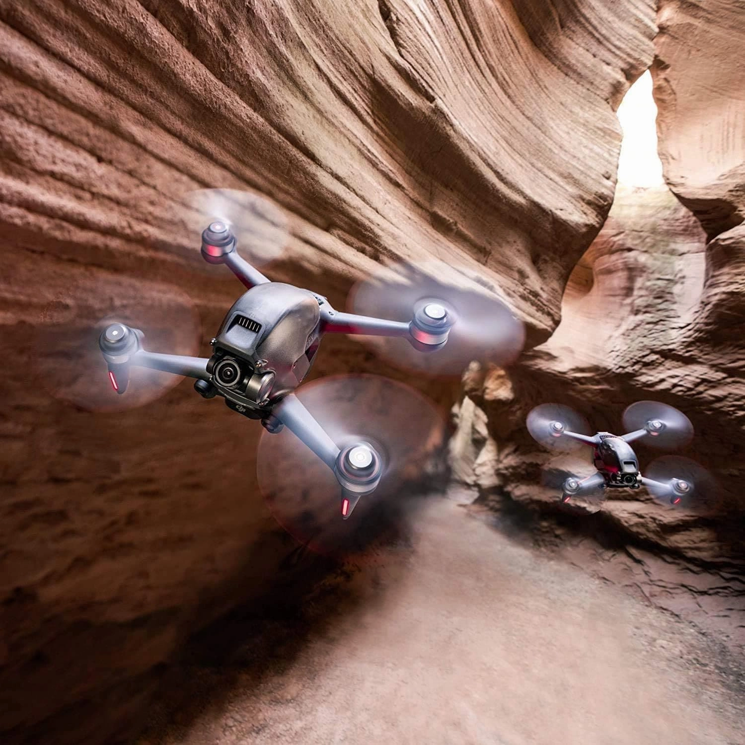 DJI FPV Explorer Combo, Immersive Flight Experience, 4K/60fps Super-Wide 150 FOV, 10km HD Low-Latency Video Transmission, Emergency Brake and Hover, First-Person View Drone