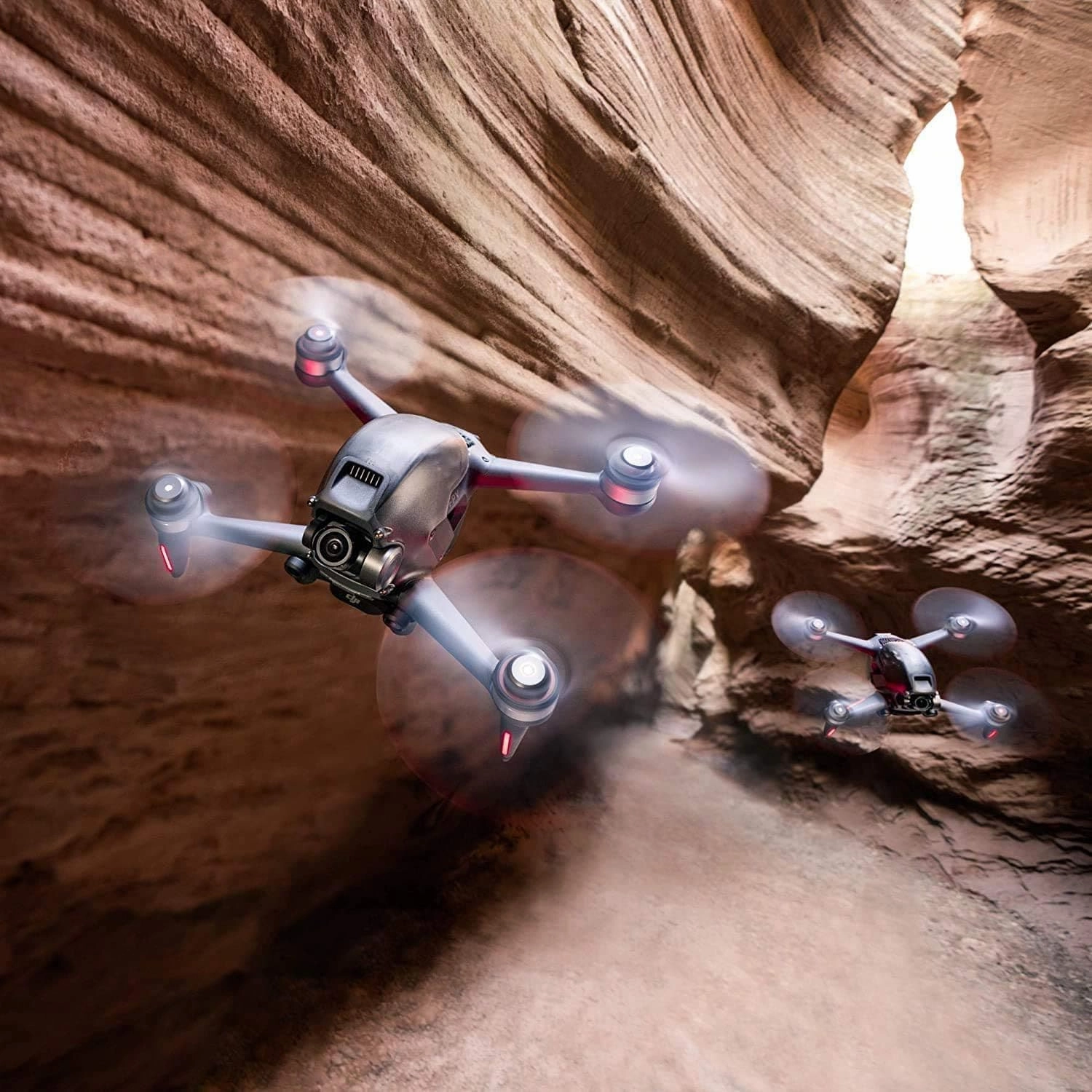 DJI FPV Explorer Combo, Immersive Flight Experience, 4K/60fps Super-Wide 150 FOV, 10km HD Low-Latency Video Transmission, Emergency Brake and Hover, First-Person View Drone