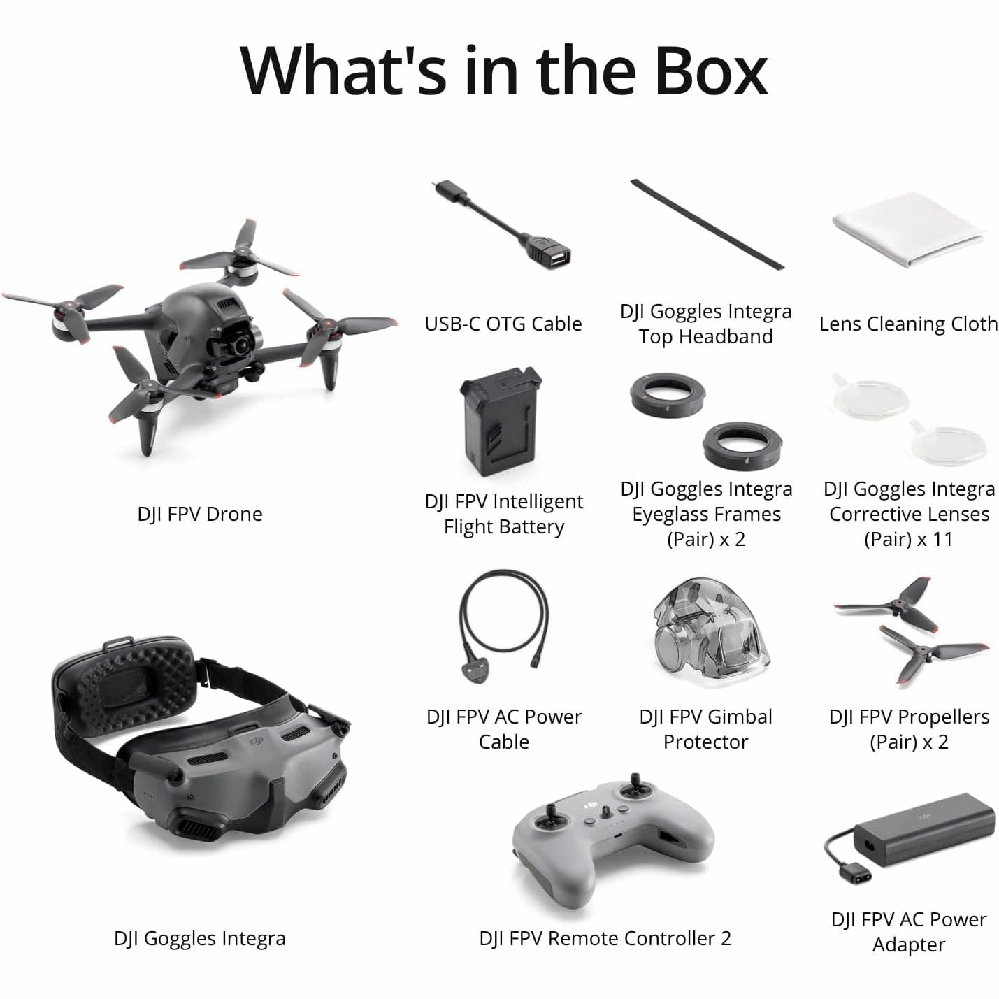 DJI FPV Explorer Combo, Immersive Flight Experience, 4K/60fps Super-Wide 150 FOV, 10km HD Low-Latency Video Transmission, Emergency Brake and Hover, First-Person View Drone