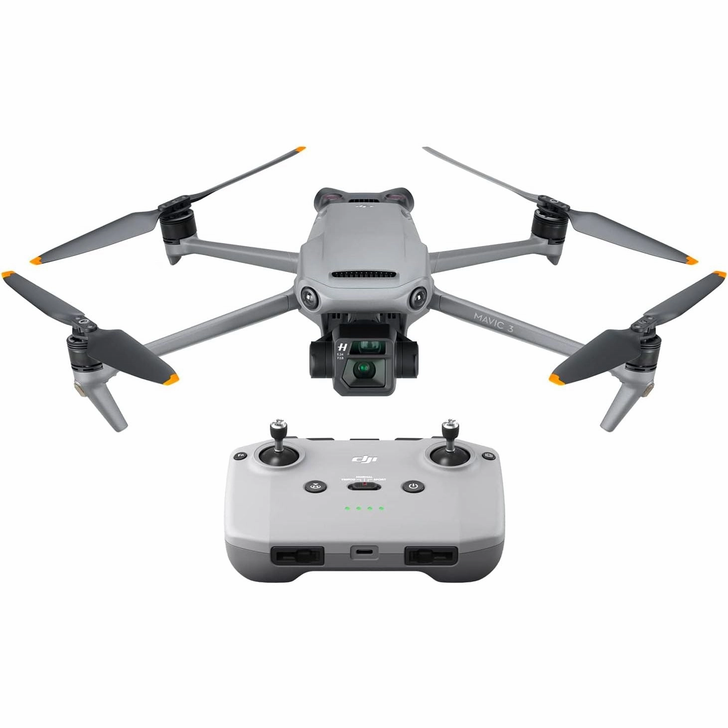 DJI Mavic 3 Drone - 4/3 CMOS Hasselblad Camera, 5.1K Video, 46-Min Flight, Obstacle Sensing, DJI RC-N1 Remote buy drone online, best camera drone, 4k drone for beginners