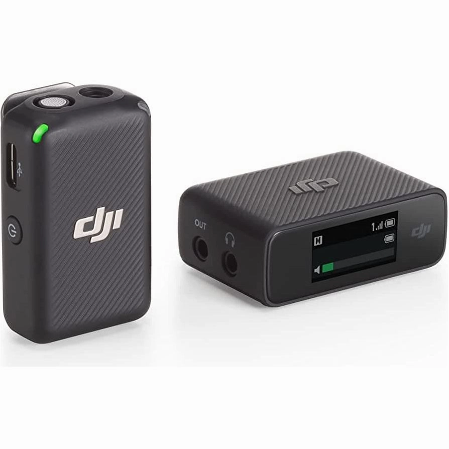 DJI Mic Compact Digital Wireless Microphone System/Recorder for Camera & Smartphone