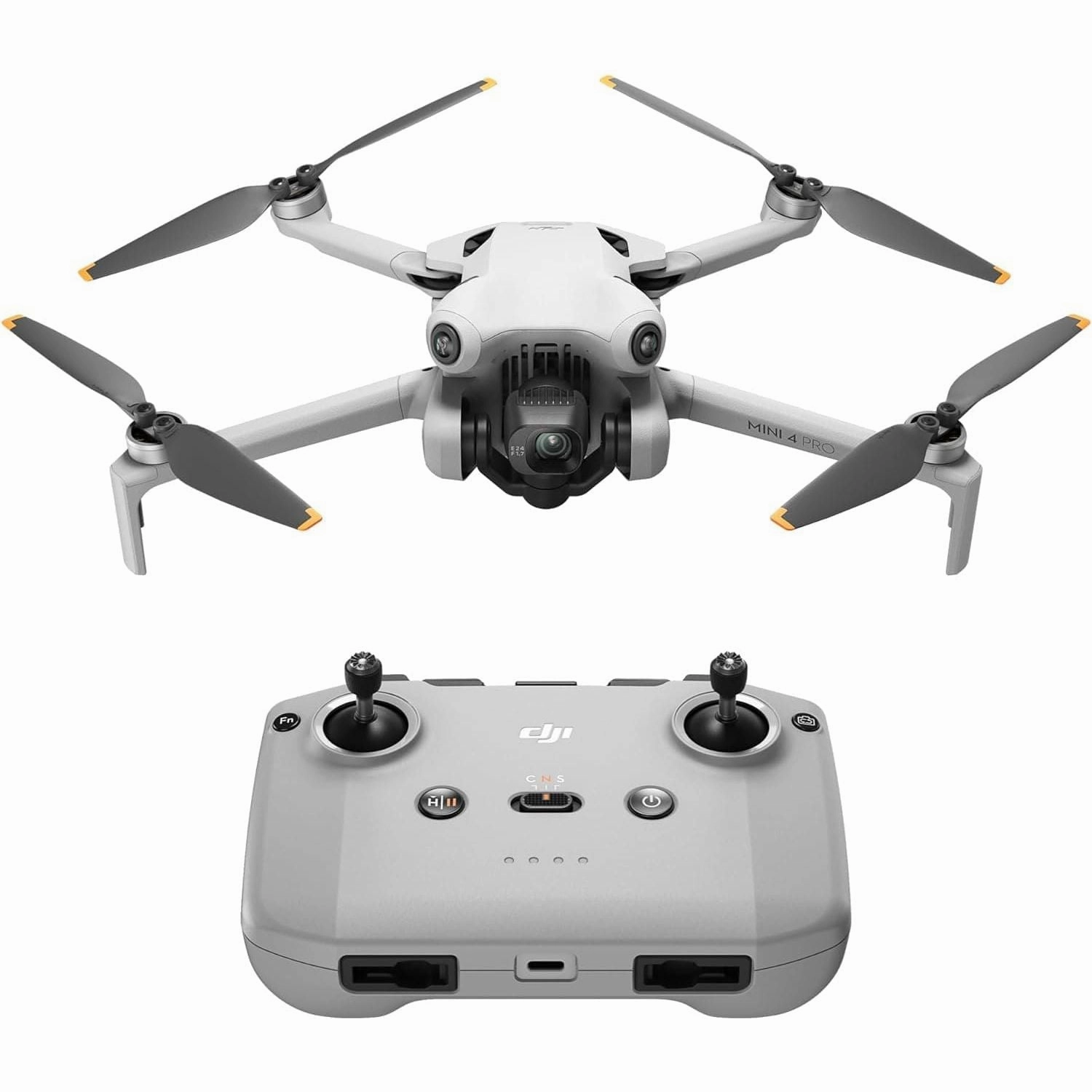 DJI Mini 4 Pro (DJI RC-N2) Folding Mini-Drone - 4K HDR Camera, 34 Min Flight Time, 20km Video Transmission, Omnidirectional Vision Sensing, Under 249g buy drone online, best camera drone, 4k drone for beginners