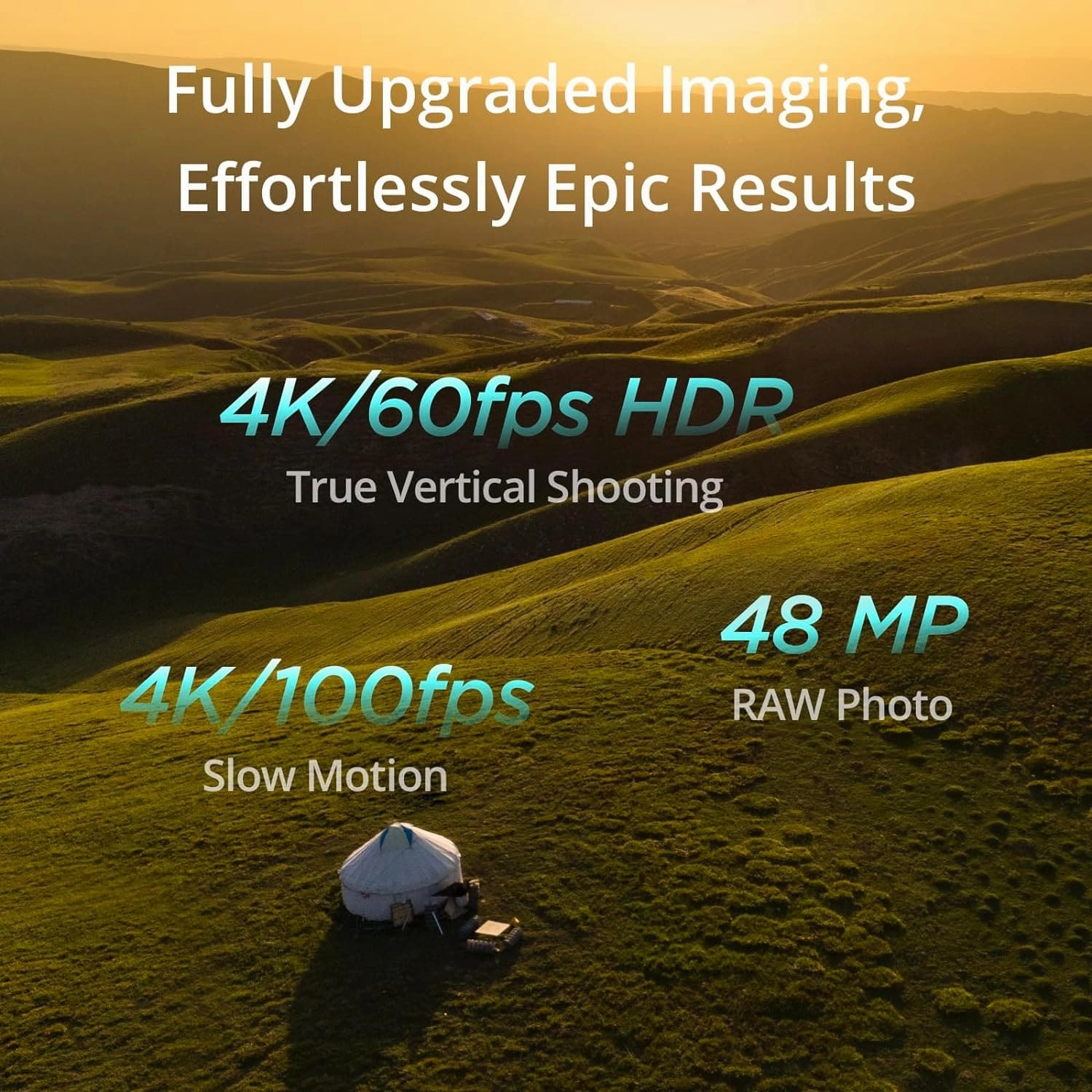 DJI Mini 4 Pro (DJI RC-N2) Folding Mini-Drone - 4K HDR Camera, 34 Min Flight Time, 20km Video Transmission, Omnidirectional Vision Sensing, Under 249g