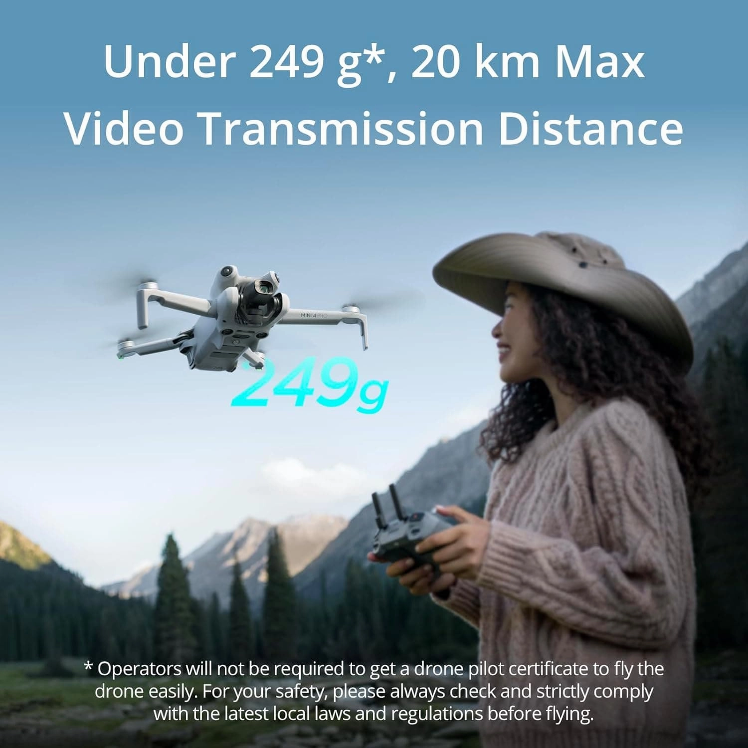 DJI Mini 4 Pro Drone with DJI RC 2 Controller