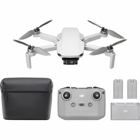 DJI Mini 4K Drone Fly More Combo - Ultra-Light 249g, 4K UHD Camera, 3-Axis Gimbal, 10km Video, 93-Min Flight Time, Auto Return, 3 Batteries, QuickShots buy drone online, best camera drone, 4k drone for beginners