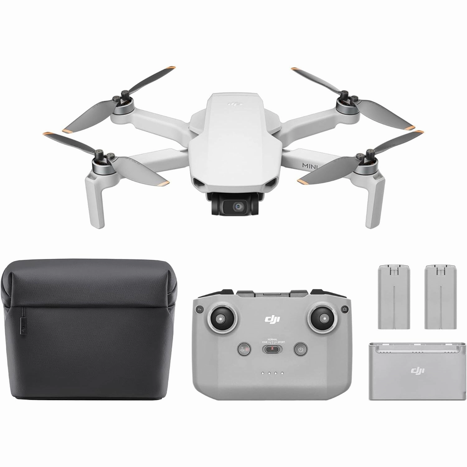 DJI Mini 4K Fly More Combo, Drone with 4K UHD Camera for Adults, Under 249 g, 3-Axis Gimbal Stabilization, 10km Video Transmission, Auto Return, 3 Batteries for 93-Min Max Flight Time, QuickShots buy drone online, best camera drone, 4k drone for beginners