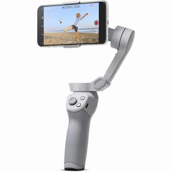 DJI OM 4 - Magnetic 3-Axis Smartphone Gimbal Stabilizer with DynamicZoom, CloneMe, Gesture Control & Timelapse Features
