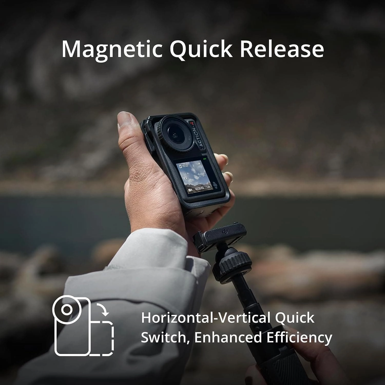 DJI Osmo Action 4 Adventure Combo - 4K/120fps Waterproof Action Camera - Outdoor Camera
