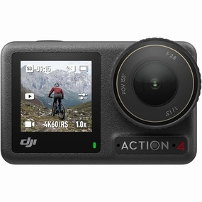 DJI Osmo Action 4 Standard Combo - 4K/120fps Waterproof Action Camera, 1/1.3" Sensor, 10-bit Color, 160-Min Battery digital cameras, buy mirrorless camera, compact cameras sale