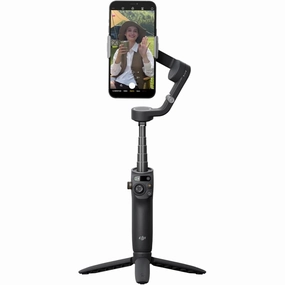DJI OSMO Mobile 6 Smartphone Gimbal Stabilizer, 3-Axis Phone Gimbal, Built-In Extension Rod, Portable and Foldable, Android and iPhone Gimbal with ShotGuides, Vlogging Stabilizer, Slate Gray camera accessories, dslr camera accessories, best camera tripod
