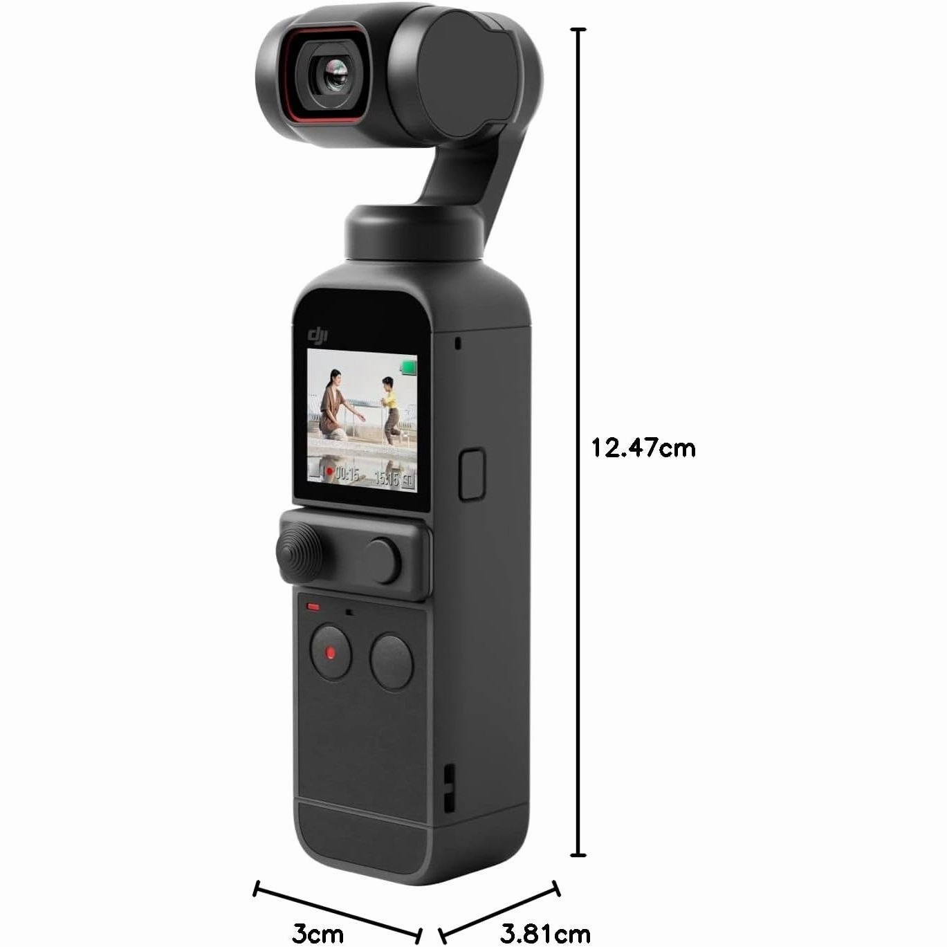 DJI Pocket 2  4K 3-Axis Stabilized Camera, 64MP HDR Photos, Slow Motion, Timelapse, Livestreaming  Black