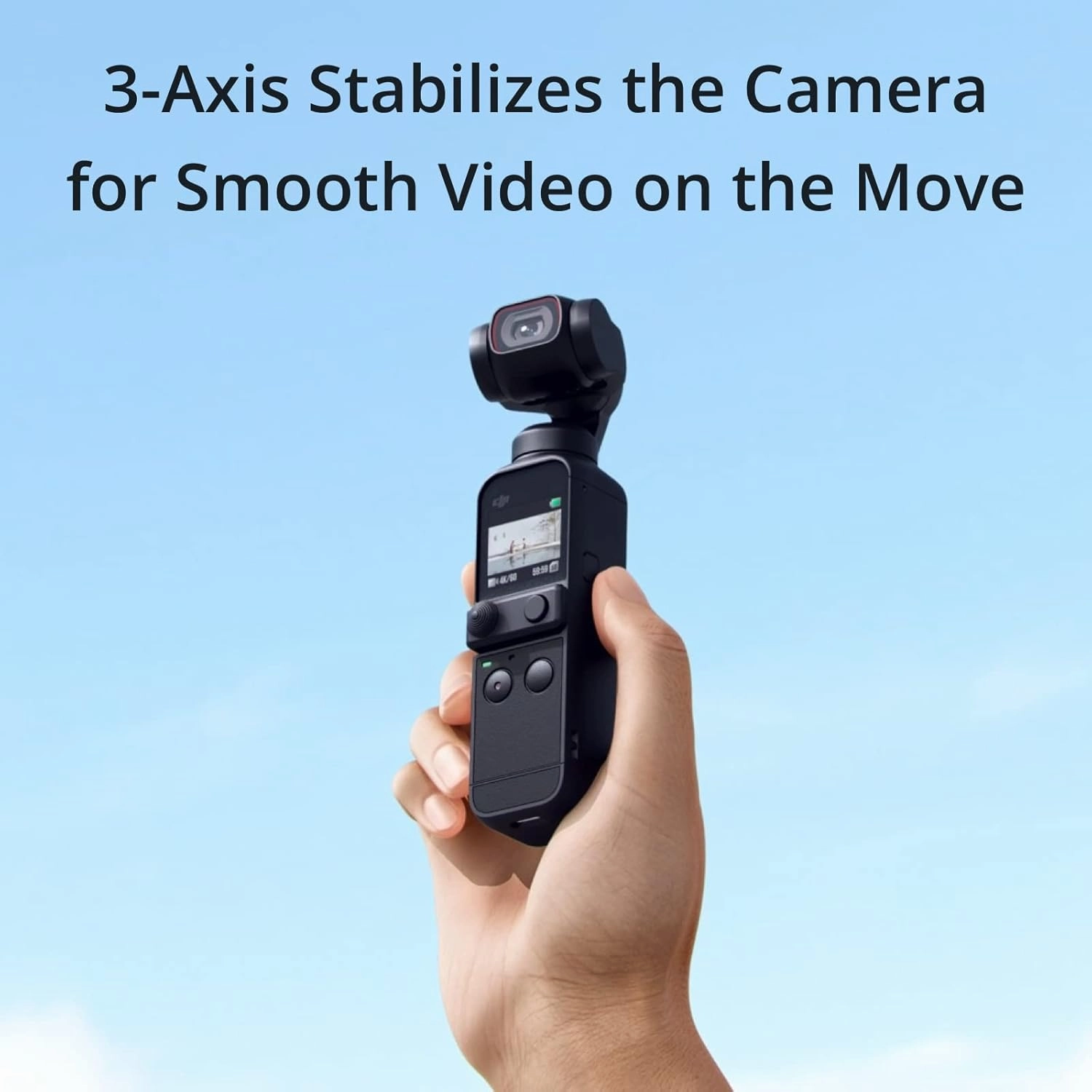 DJI Pocket 2  4K 3-Axis Stabilized Camera, 64MP HDR Photos, Slow Motion, Timelapse, Livestreaming  Black