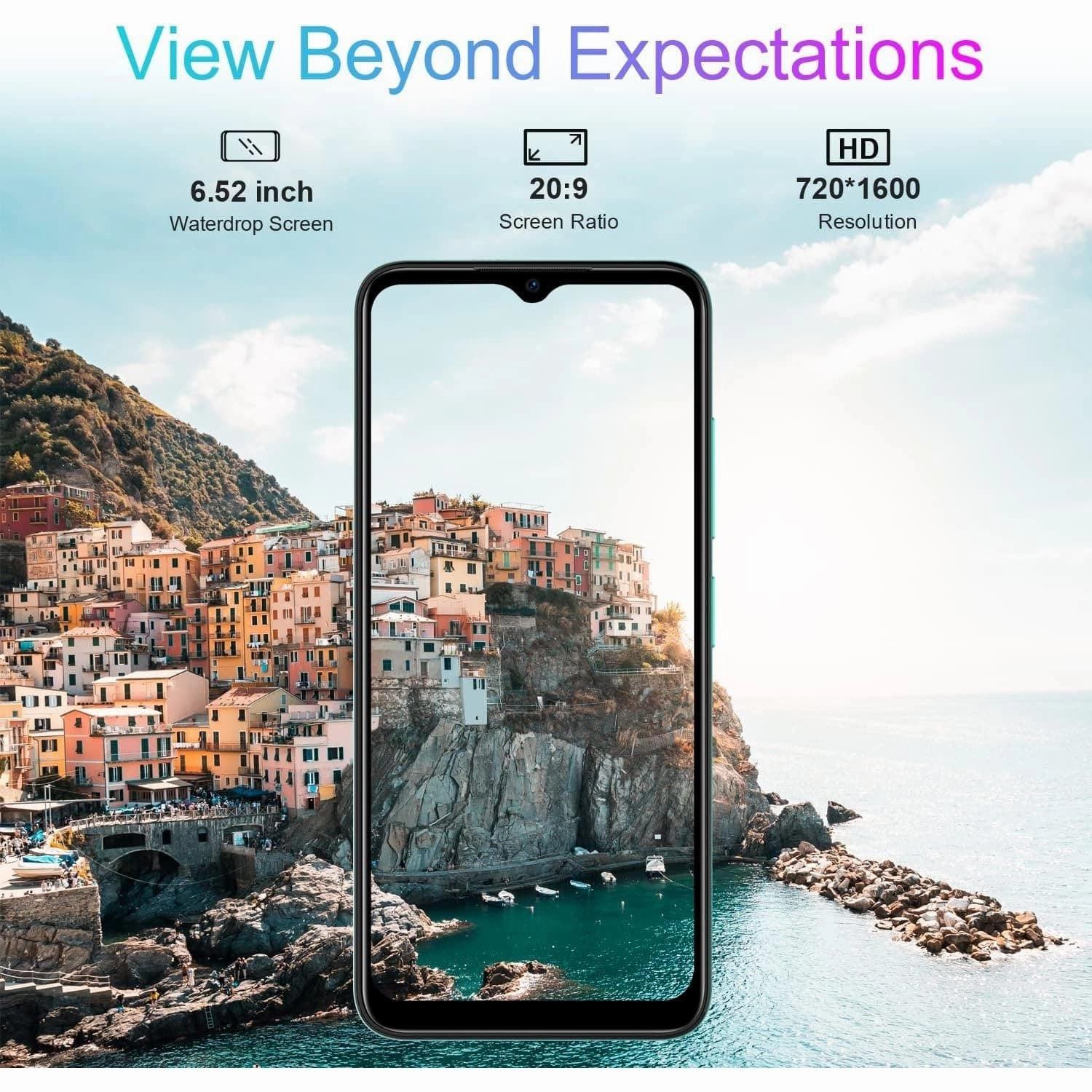 DOOGEE X98 Mobile Phones Sim Free Unlocked, Android 12 Smartphone, 16GB, 1TB Extension, 6.52 Inch HD  Screen, 4200mAh Battery, 4G Dual SIM Phones