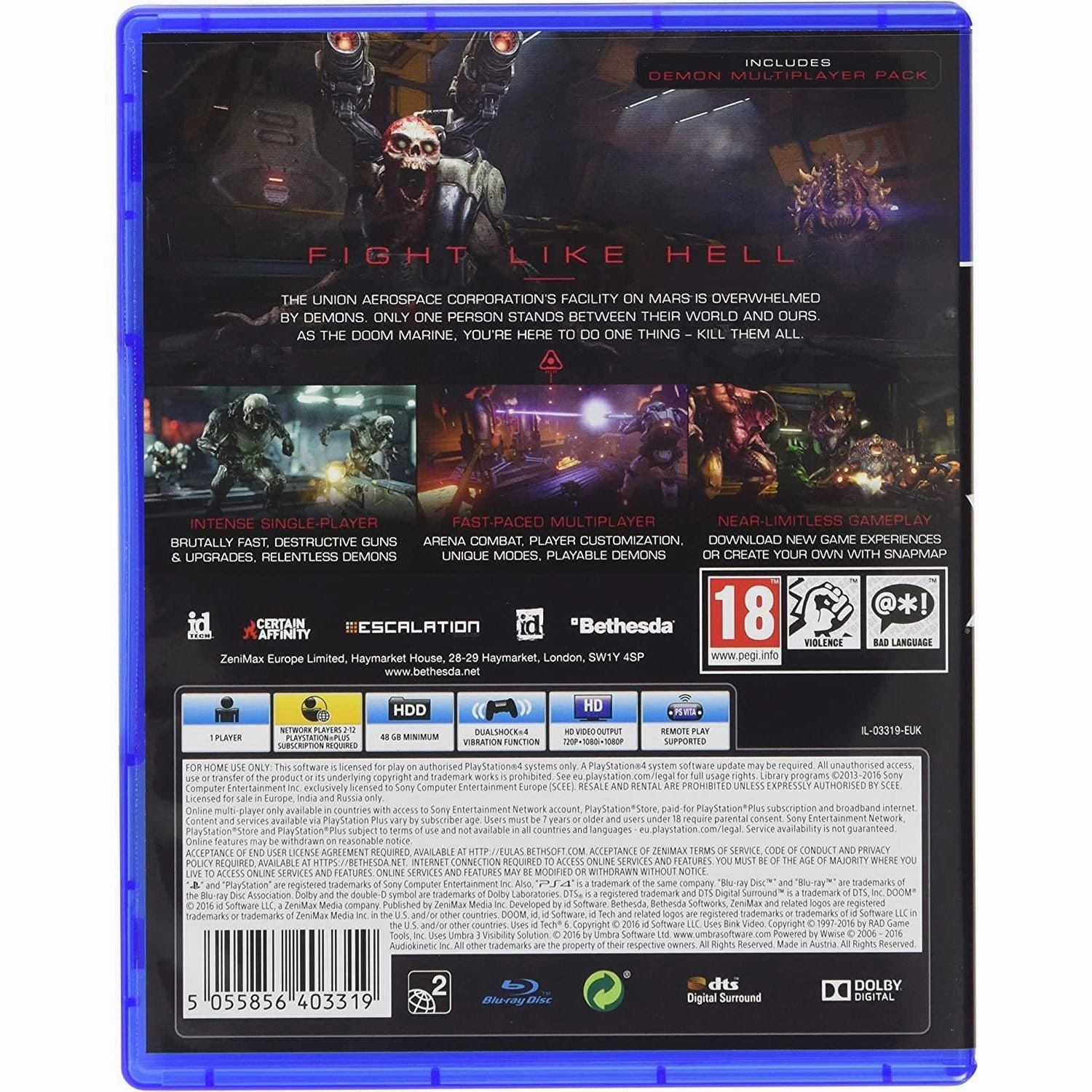 Doom Playstation 4 (PS4)