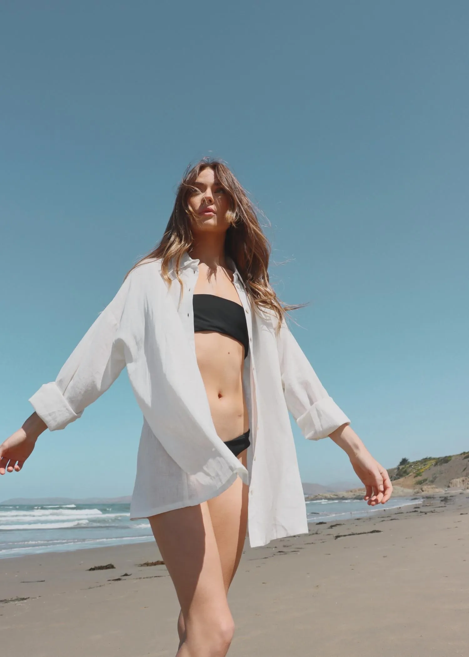 Dreaming Of Kona Cover Up Top In Ivory