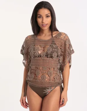 Dreamland Denver Top - Khaki