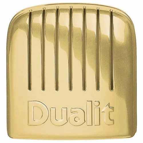 Dualit Classic 4 Slice Vario Toaster 47391 European Plug (UK Adapter Included) - Brass