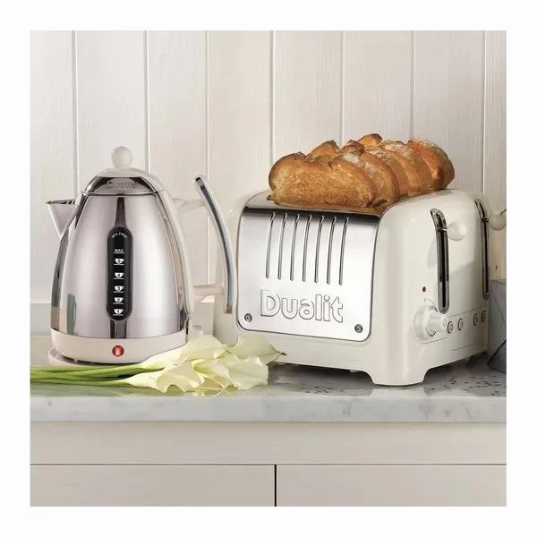 Dualit Mini Kettle Canvas White 1 Litre - 72203 Comes with European Plug