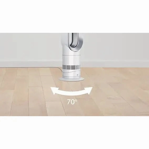 Dyson AM09 Hot Cool Jet Focus Fan Heater  White/Nickel