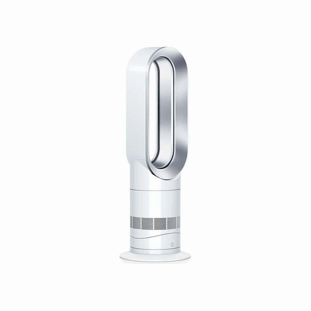 Dyson AM09 Hot Cool Jet Focus Fan Heater  White/Nickel