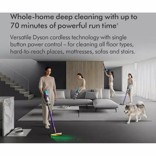 DYSON Gen5detect Absolute Cordless Vacuum Cleaner [Nickel & Purple]